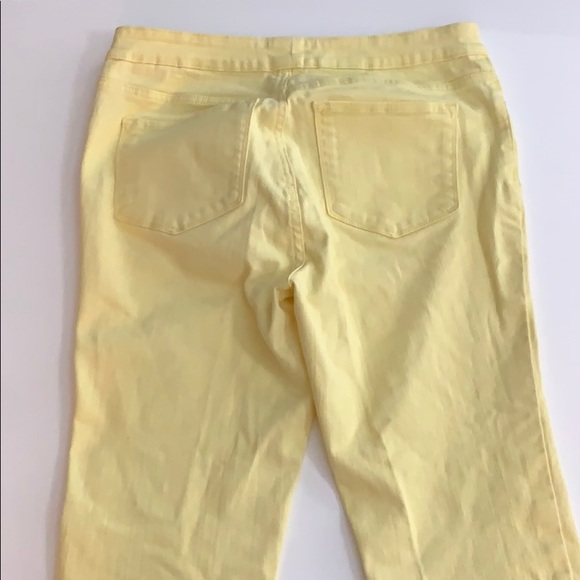 NYDJ yellow jeans lift tuck technology in size 34 - Picture 7 of 11